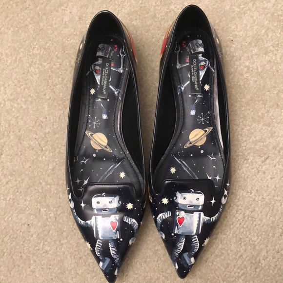 Dolce and Gabbana Robot Flats - Picture 1 of 7